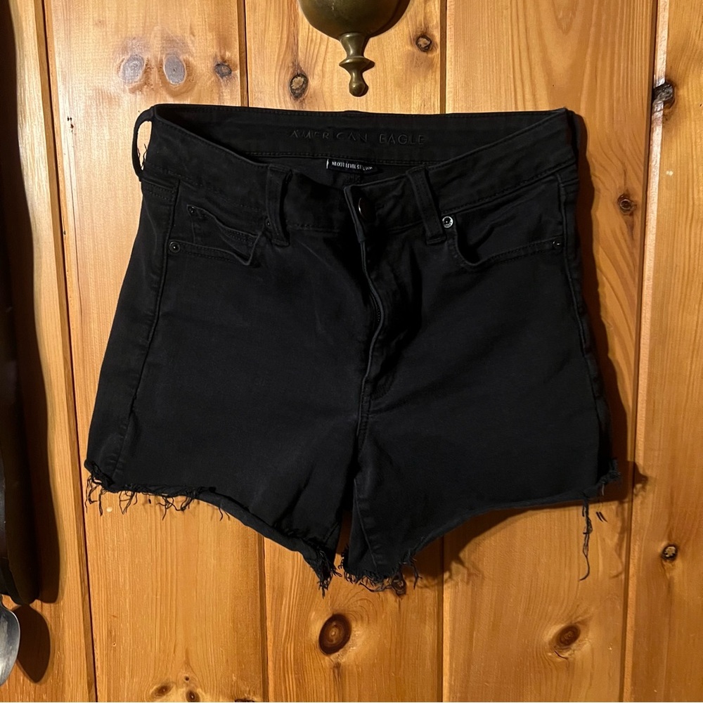 American Eagle Ne(x)t Level Stretch High Waisted Jean Shorts | Size: 10